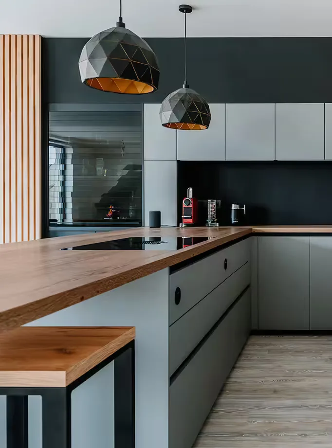 Kitchen Schüller C · Říčany U Prahy - 2022 · agate grey matt lacquer — photograph 6