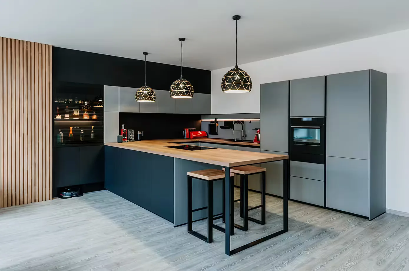 Kitchen Schüller C · Říčany U Prahy - 2022 · agate grey matt lacquer — photograph 2