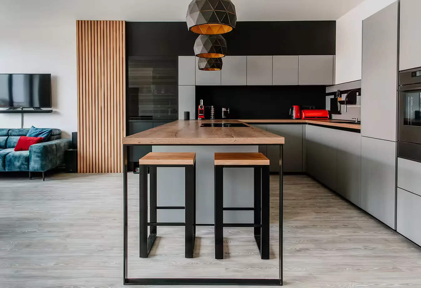 Kitchen Schüller C · Říčany U Prahy - 2022 · agate grey matt lacquer — photograph 5